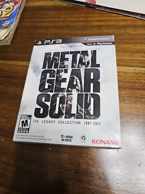 Metal Gear Solid The Legacy Collection (Playstation 3) PS3 Complete with Artbook