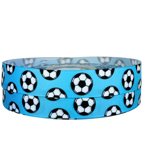 Football Ribbon 2m x 22mm Wide for Personalised Birthday Cake Decoration - Picture 6 of 26