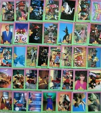 POWER RANGERS CARDS Your Pick Finish your Set Lavender Front + Yellow Backs 1994
