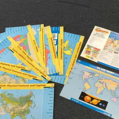 GeoSafari EI-8865 Electronic Learning Game System with Lesson Cards And Case - Picture 2 of 8