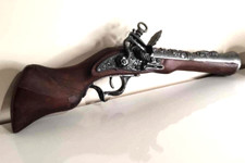 Pistolet à silex Pirate tromblon mousqueton réplique 18ème siècle vintage