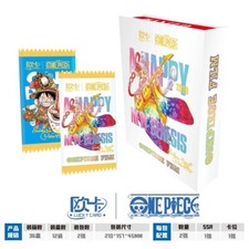 3 Boxes One Piece Anime Collectable Card Trading Seal Box 26 Anniversary Luffy