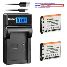 Kastar Battery LCD USB Charger for Fujifilm NP-45A NP-45B NP-45S BC-45 BC-45B