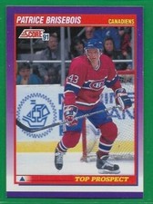 1991-92 Score #382 Patrice Brisebois (MINT) Montreal Candiens *HT*