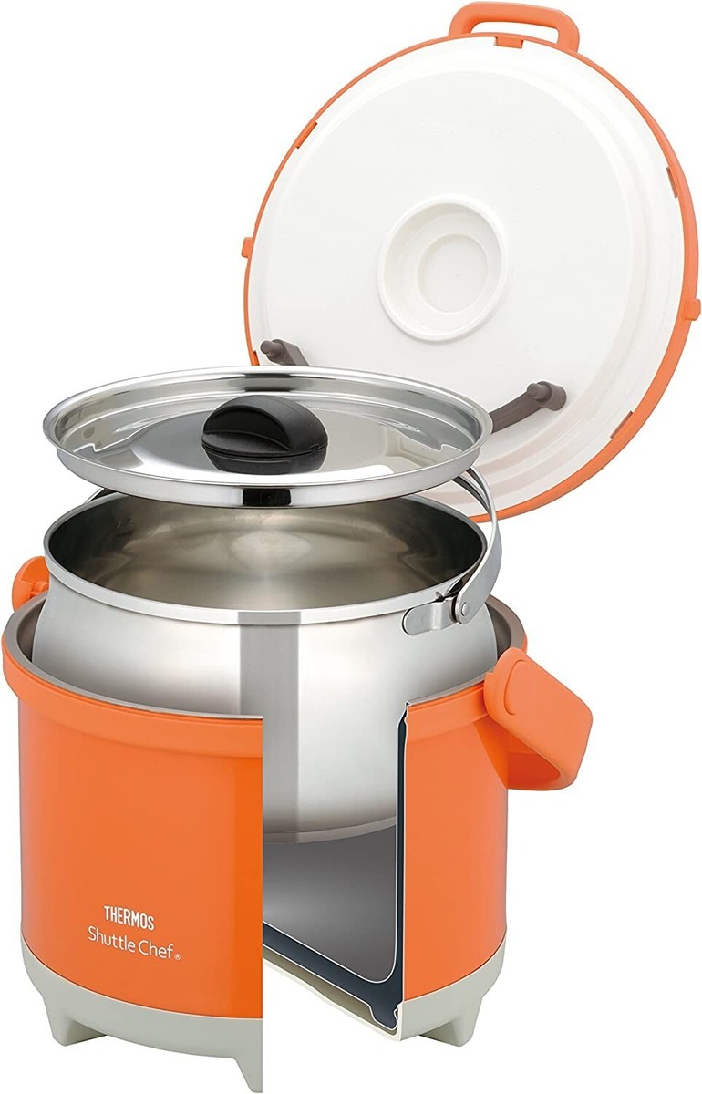 THERMOS vacuum heating cooker shuttle chef 3.0L Carrot RPE-3000 CA