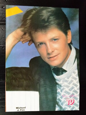 Michael J. Fox JAPAN STAR VINTAGE THAILAND ONLY 1 COLOR PAGE MEGA