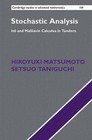 Stochastic Analysis: Ito and Malliavin Calculus in Tandem by Setsuo Taniguchi, Hiroyuki Matsumoto (Hardback, 2016)