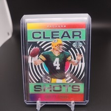 2021 Panini Illusions Brett Favre Clear Shots Emerald (COLOR MATCH) #CS-11 MINT