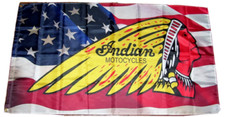 Indian Motocycles USA Racing Banner 150cm Bunting Flag