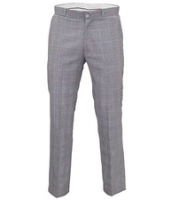 Relco Mens Stay Press Prince of Wales Trousers Sta Press Retro Mod Skin Ska VTG