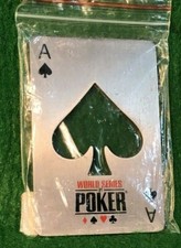Metal Ace of Spades Card WORLD SERIES OF POKER Las Vegas WSOP Bottle Opener NEW