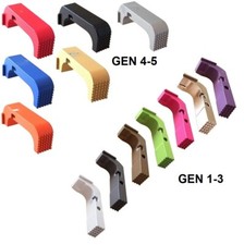 For GLOCK Gen 1 2 3 4 5 CUSTOM STIPPLED Extended Magazine Release Choose Model
