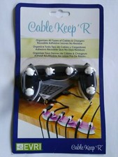 CABLE KEEP' R TO ORGANIZE DESKTOP COMPUTER CELL PHONE ACCESSORIES CABLES