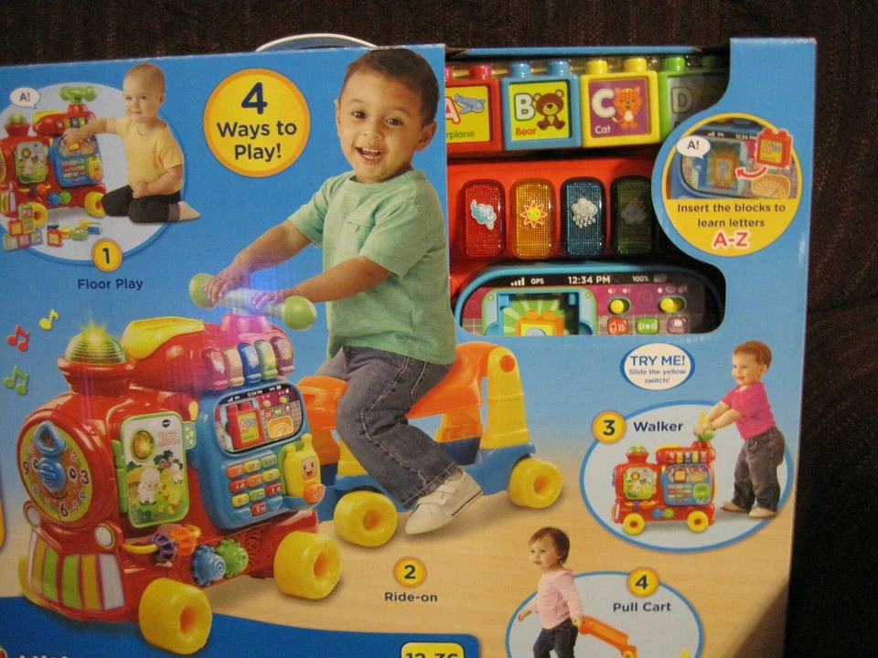 V-TECH TREN ALFABETO SIT-TO-STAND ULTIMATE--NUEVO--SIN ABRIR Foto 3 de 4