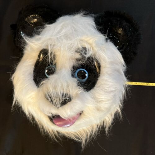 Panda Furry Friends Animal Costume Half Mask - Picture 4 of 7