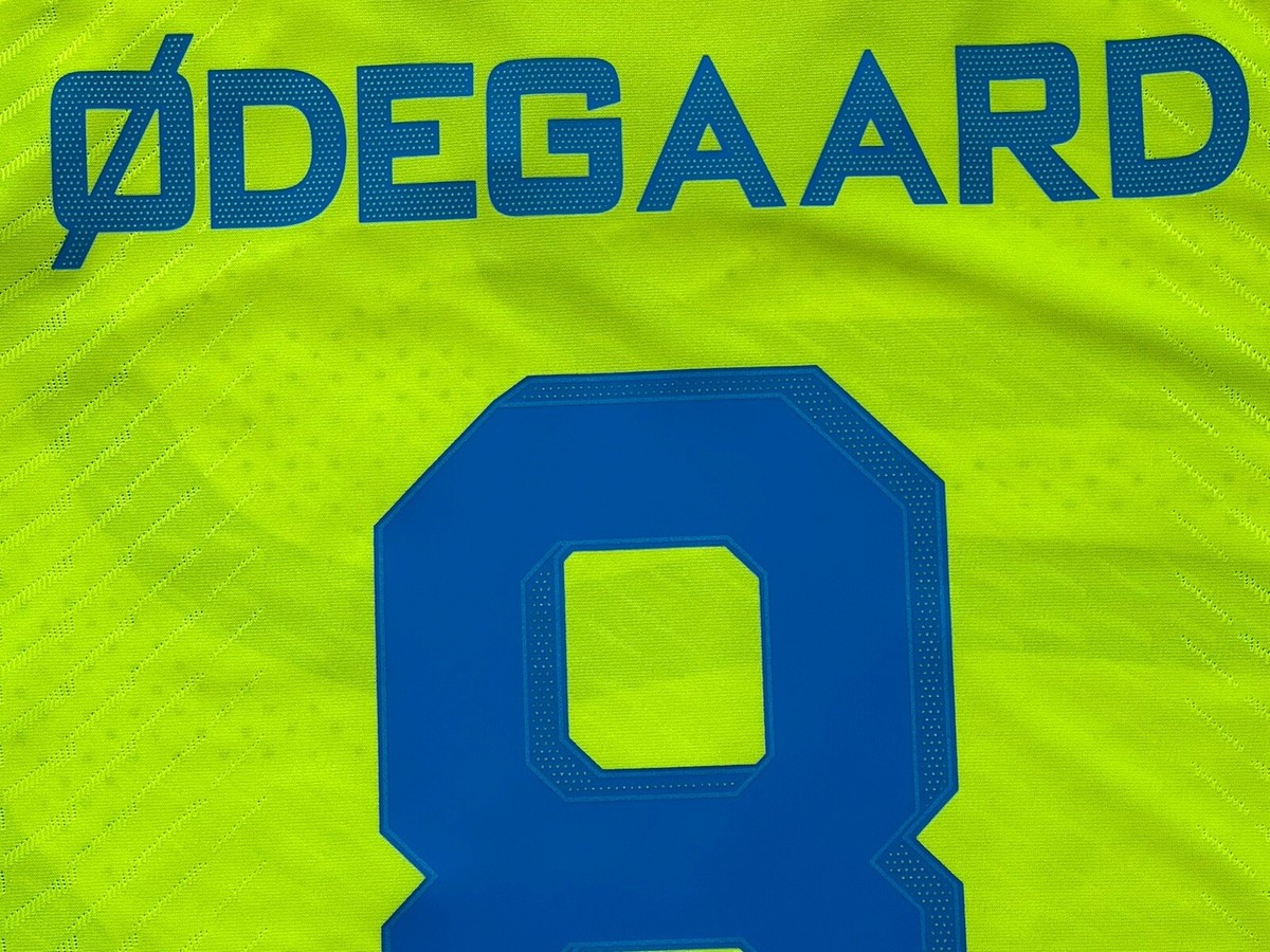 2023/24 Arsenal Authentic Away UCL Jersey #8 ODEGAARD Large