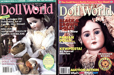 2 DOLL WORLD MAGAZINES 1992 JUNE  1993 APRIL