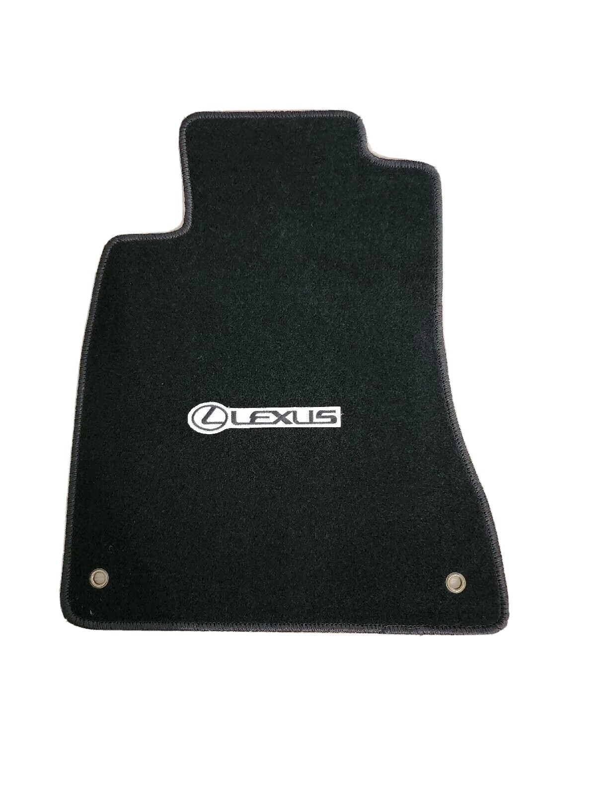 Fit 0612 Lexus IS350 IS250 Black Nylon Floor Mats Carpet W/ Emblem Blk