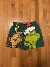 Dr. Seuss Grinch  Max 15 Yr Imagination Celebration Boxer Underwear NWT Small