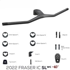 -40° Gradi Scintille Telaio Full Fibra di Carbonio Integrato Cockpit Manubrio MTB