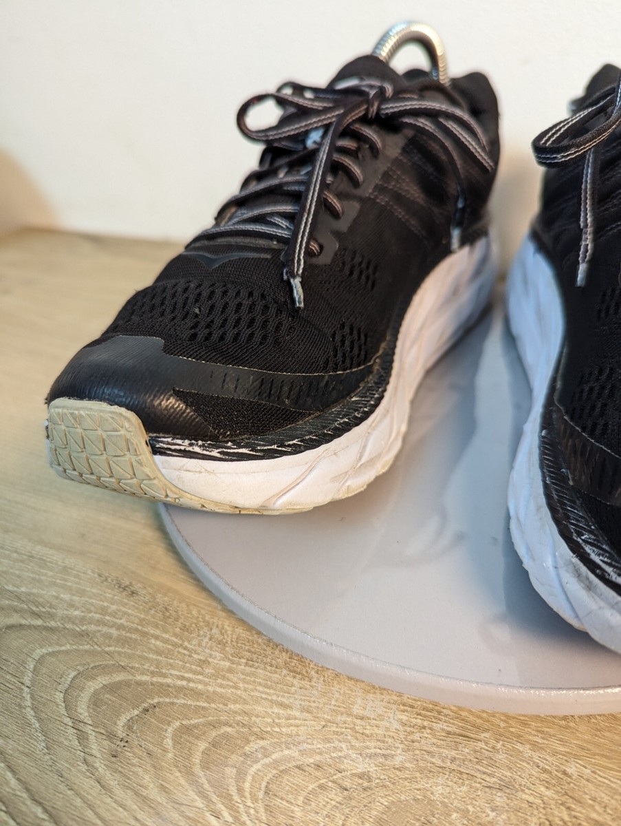 Hoka One One Clifton 6 Size 9 Black White Trim Running Shoes  display picture 2