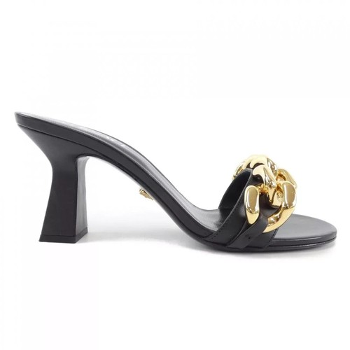 Sandali donna in pelle colore nero VERSACE taglia 38 - Foto 5 di 5
