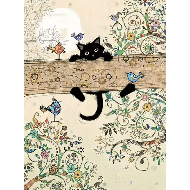 Paint by Number Kits Le Chat Noir DIY Paint for Adults 16 x 20in eBay