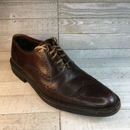 Murphy dark brown wingtips Italian made 