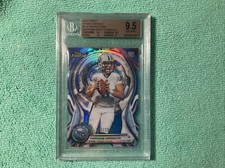 2015 Topps FINEST Football BLUE ATOMIC REFRACTOR  MARCUS MARIOTA RC BGS 9.5 /299