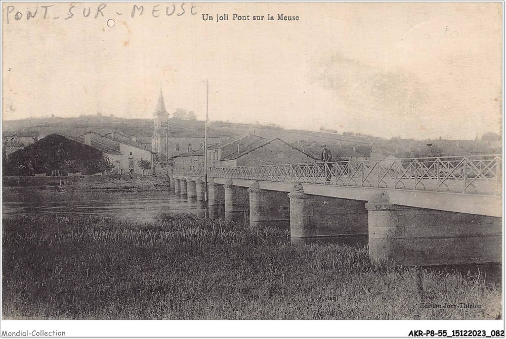 AKRP8-0767-55 - Jolie pont sur la Meuse à Pont-sur-Meuse