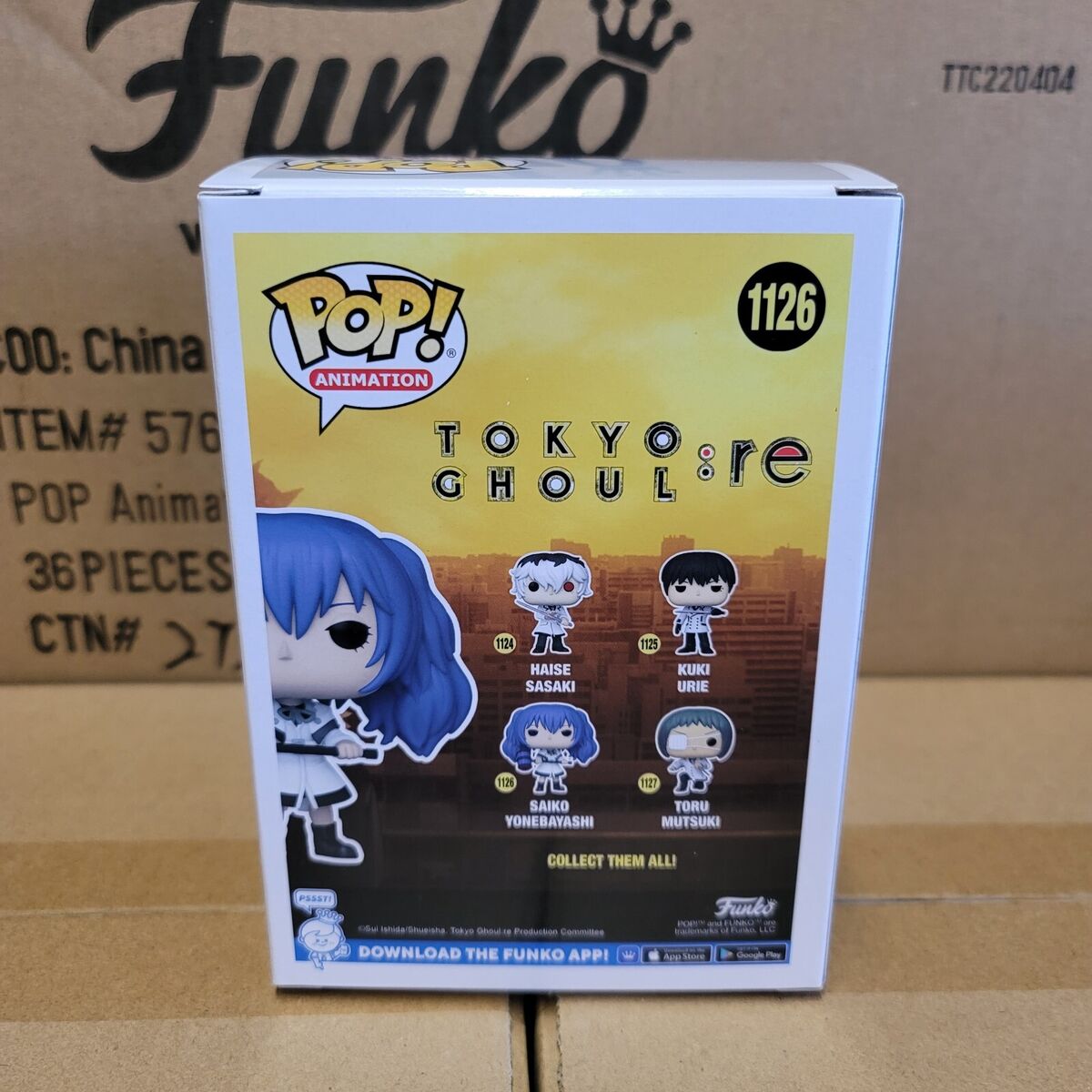 Tokyo Ghoul Anime SAIKO YONASHI with Mallet POP! Figure Toy #1026 FUNKO  NIB