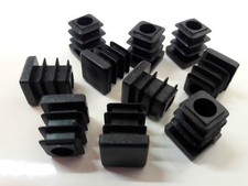 Kwadratowe zatyczki do rur 12x12mm zatyczki lamelowe zaślepki końcowe zatyczki plastikowe zatyczki