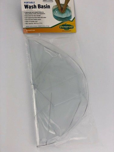 Stansport Folding Vinyl Wash Basin Camping Kitchen Tub - New - Picture 2 of 3