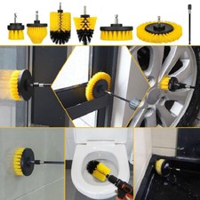 7x For Drill Brush Attachment Set Exterior Cleaning Brush Tools Car Accessories