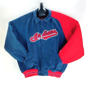 Starter Vintage 90s Cleveland Indians Baseball Jacket MLB XL | eBay