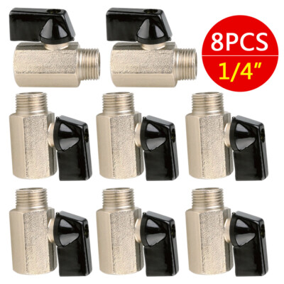 #ad #ad 8 Pcs Anti pressure 1 4quot; Brass Ball Valve Shut Off Valve Carpet Cleaning Valve $25.36