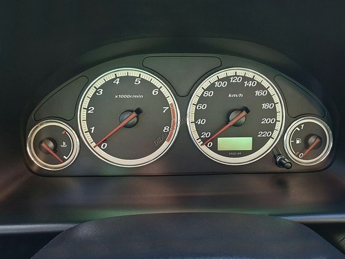 Per Honda CR-V CRV 2001-2006 Anelli Quadrante Guarnizione Calibro Cromato Lega Lucida x4 - Foto 1 di 8