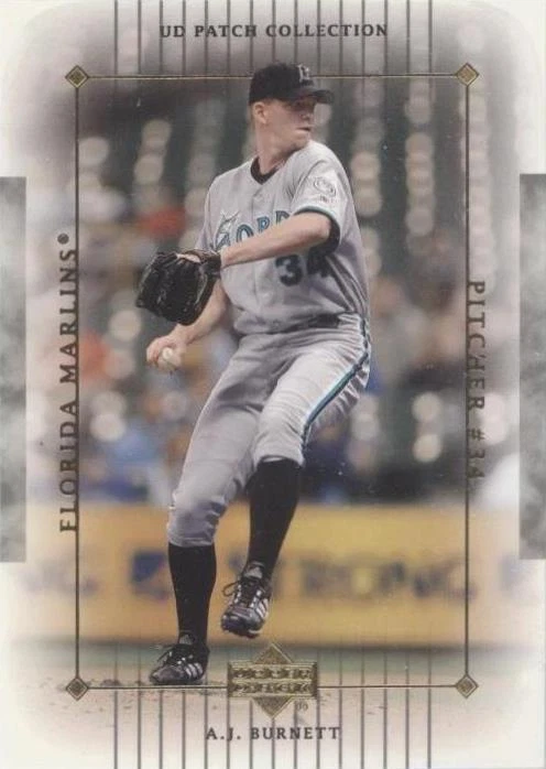 2003 Upper Deck Patch Collection - A. J. Burnett #43