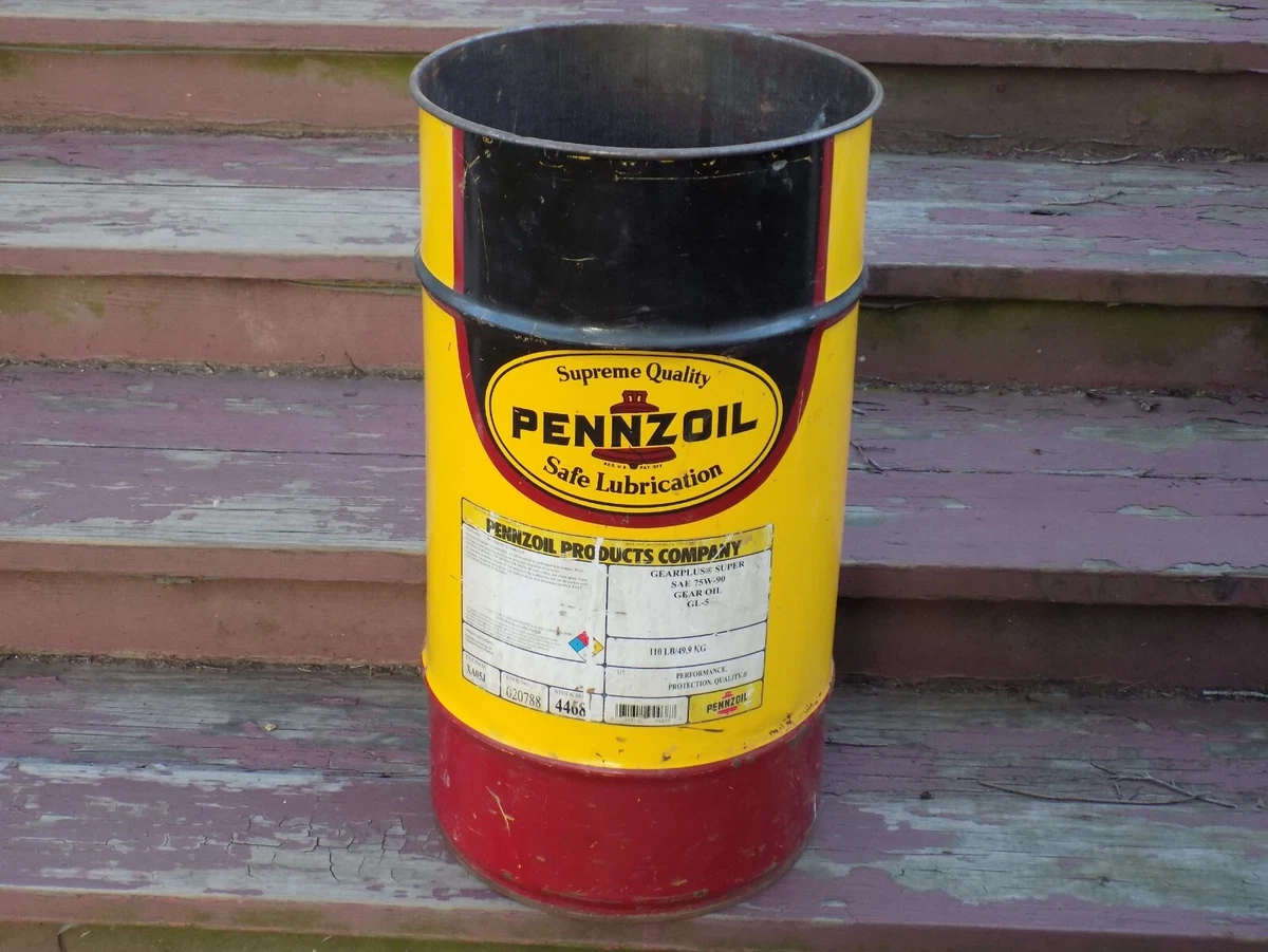 Vintage Pennzoil Oil Drum 16 Gallon Can. | eBay