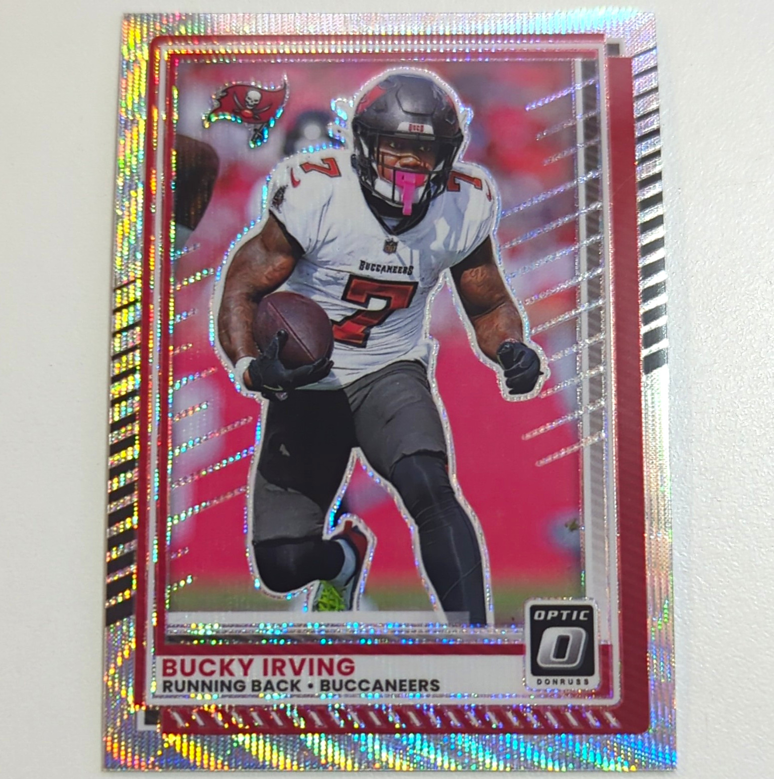 Panini 2025 Donruss Optic Football Bucky Irving Buccaneers #83 Prizm 17/300