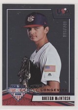 2019 Panini USA Baseball Stars & Stripes Longevity Ruby /249 Rheego McIntosh 2p7