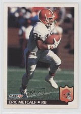 1992 Fleer Eric Metcalf #74 0f3j