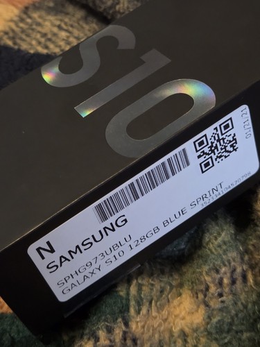 Verpackung für Samsung Galaxy S10 Box Blau 128GB 2021 Sprint T-Mobile - Bild 3 von 5