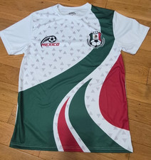 Mexico Men's Soccer Jersey Medium Green White Red Great Condition