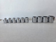 Mac Tools 10 Pc. 3/8" Dr. SAE 6 Pt. Shallow Socket Set 3/16" - 3/4" XS SERIES