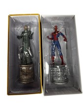 Figura Caballero Eaglemoss Spider-Man y Doctor Pulpo Piezas de Ajedrez