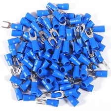500pcs Fork Spade Connector 16-14 AWG Fork Terminal Connectors for Automotive