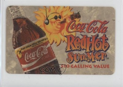 1995 Coca-Cola Red Hot Summer Phone Cards $10 Red Hot Summer 0kb5