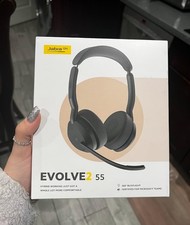 Jabra Evolve2 55 Stereo Wireless Headset ANC Teams Certified Black