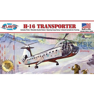 Atlantis Models ALM223 Piasecki H-16 Helicopter 1:96